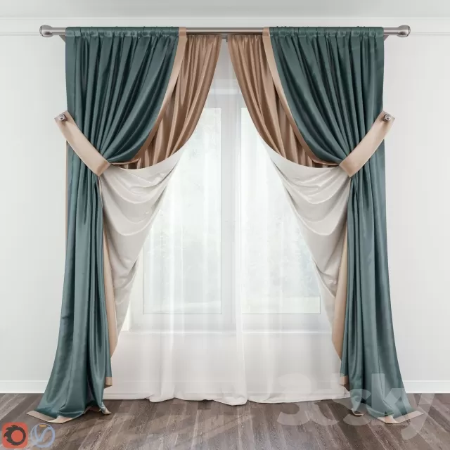 3DSKY MODELS - CURTAIN 3D MODELS