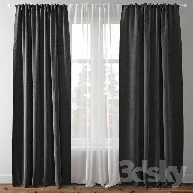 3DSKY MODELS - CURTAIN 3D MODELS