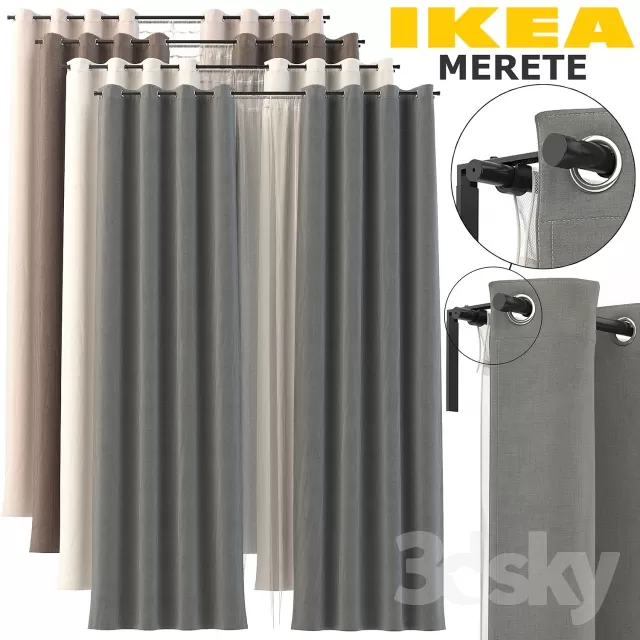 3DSKY MODELS – CURTAIN 3D MODELS – 215