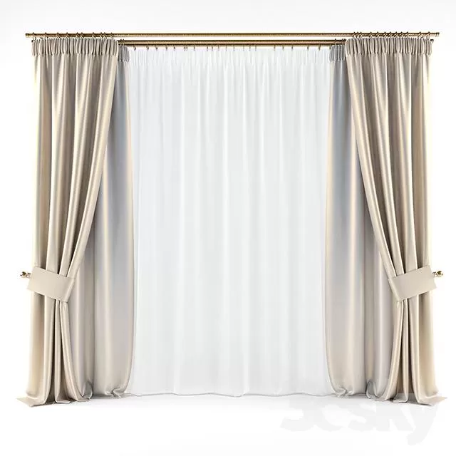 3DSKY MODELS - CURTAIN 3D MODELS