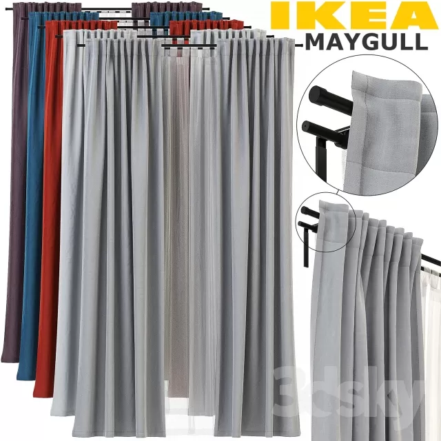 3DSKY MODELS - CURTAIN 3D MODELS