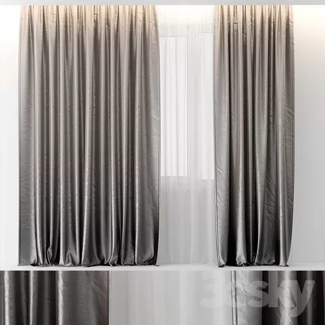 3DSKY MODELS - CURTAIN 3D MODELS