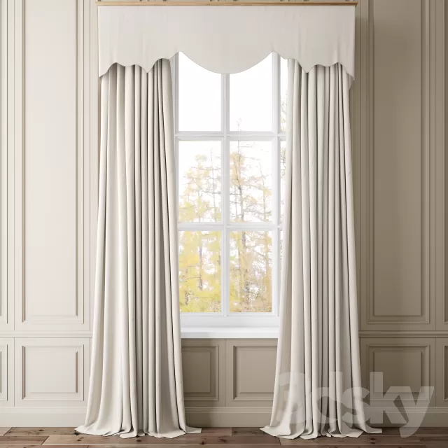 3DSKY MODELS - CURTAIN 3D MODELS