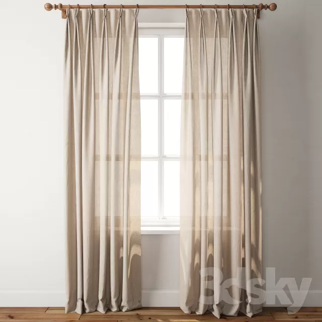3DSKY PRO MODEL - CURTAIN 3D MODELS 