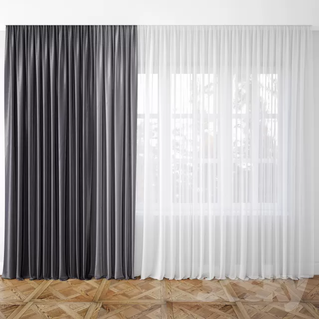 3DSKY MODELS – CURTAIN 3D MODELS – 005