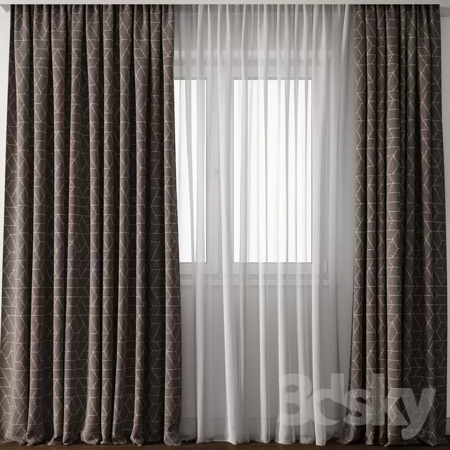 3DSKY MODELS - CURTAIN 3D MODELS