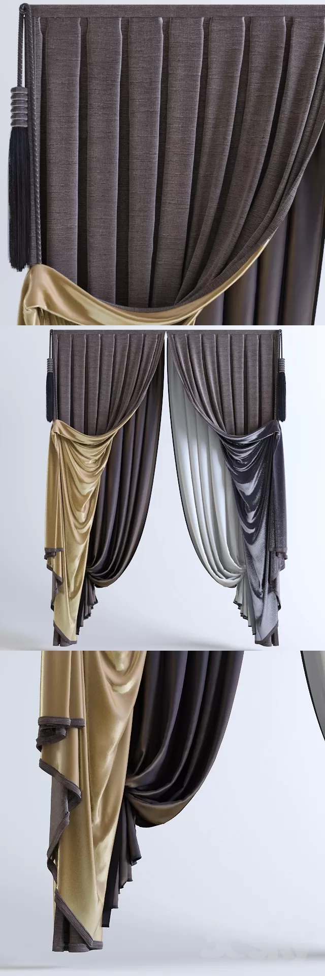 3DSKY PRO MODEL - CURTAIN 3D MODELS 
