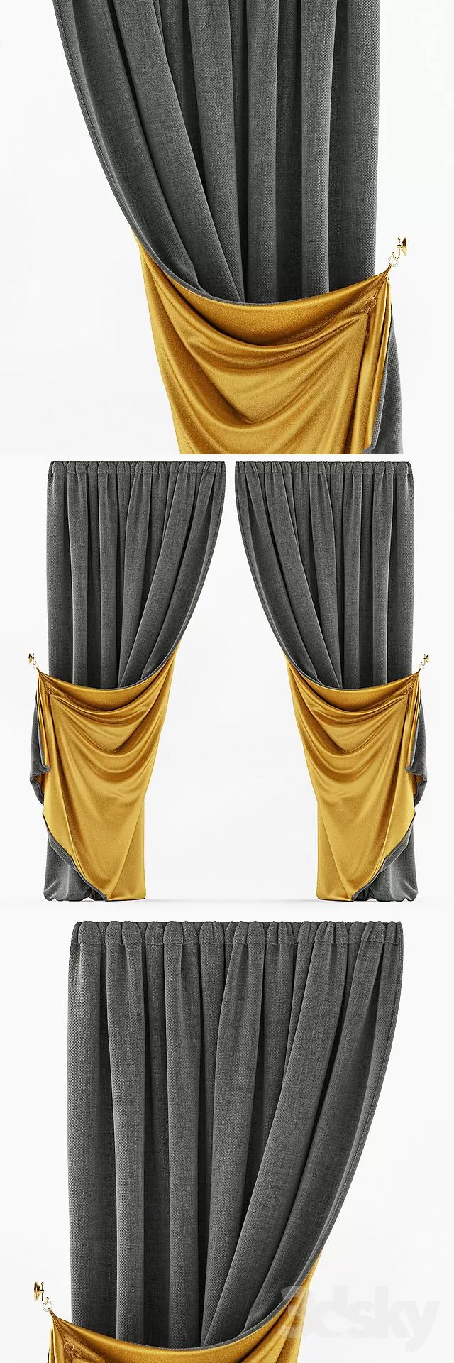 3DSKY MODELS - CURTAIN 3D MODELS