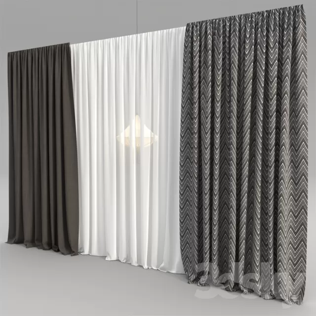 3DSKY MODELS - CURTAIN 3D MODELS