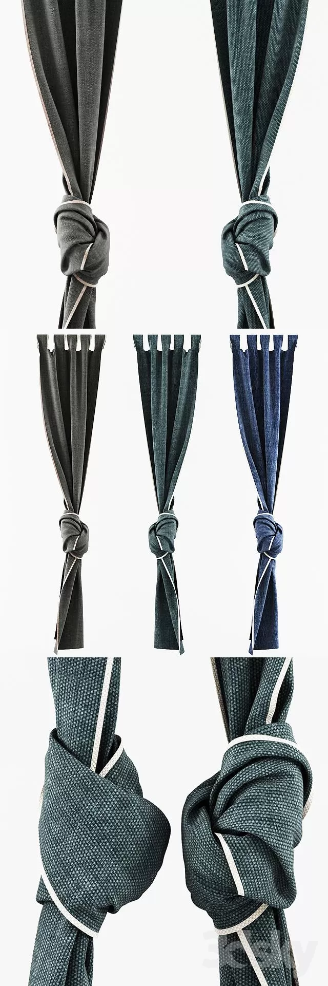 3DSKY MODELS - CURTAIN 3D MODELS