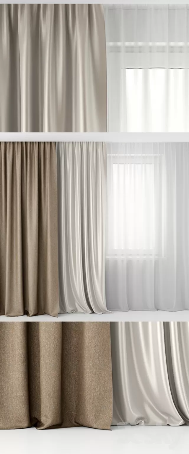 3DSKY MODELS - CURTAIN 3D MODELS