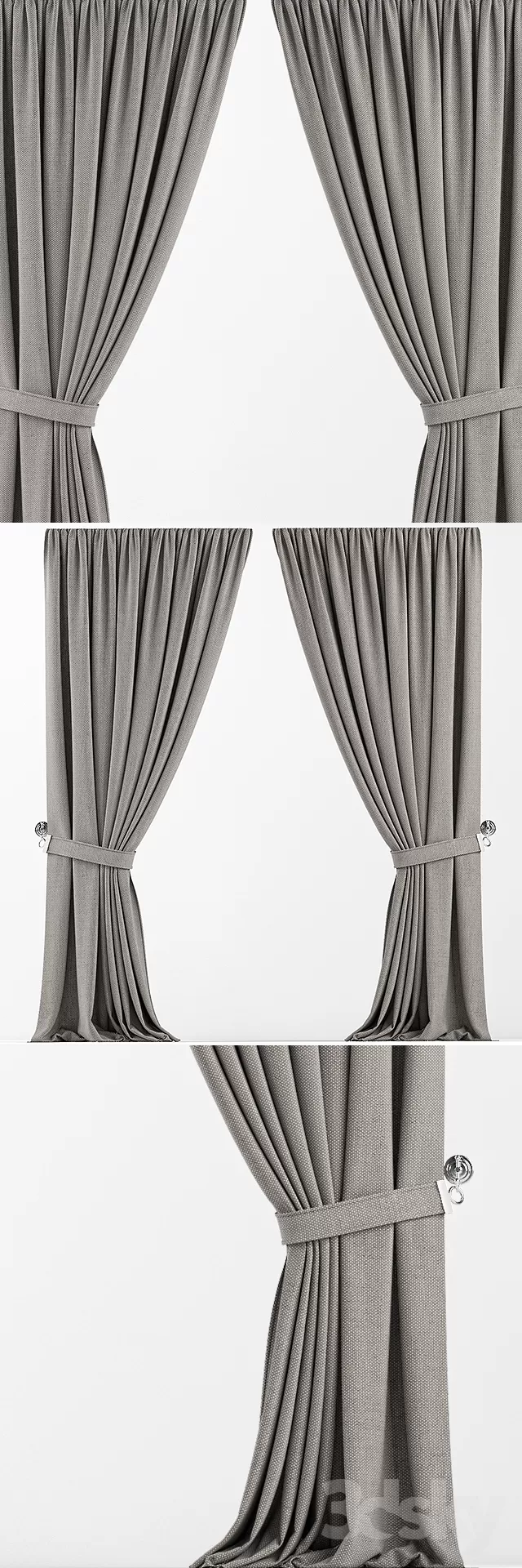 3DSKY MODELS – CURTAIN 3D MODELS – 072