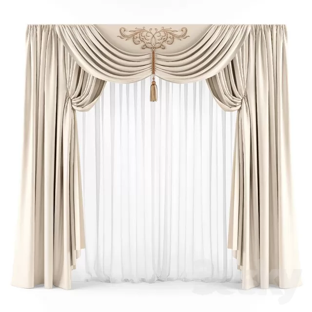 3DSKY MODELS - CURTAIN 3D MODELS
