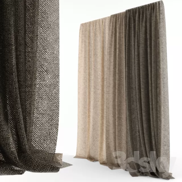 3DSKY MODELS - CURTAIN 3D MODELS