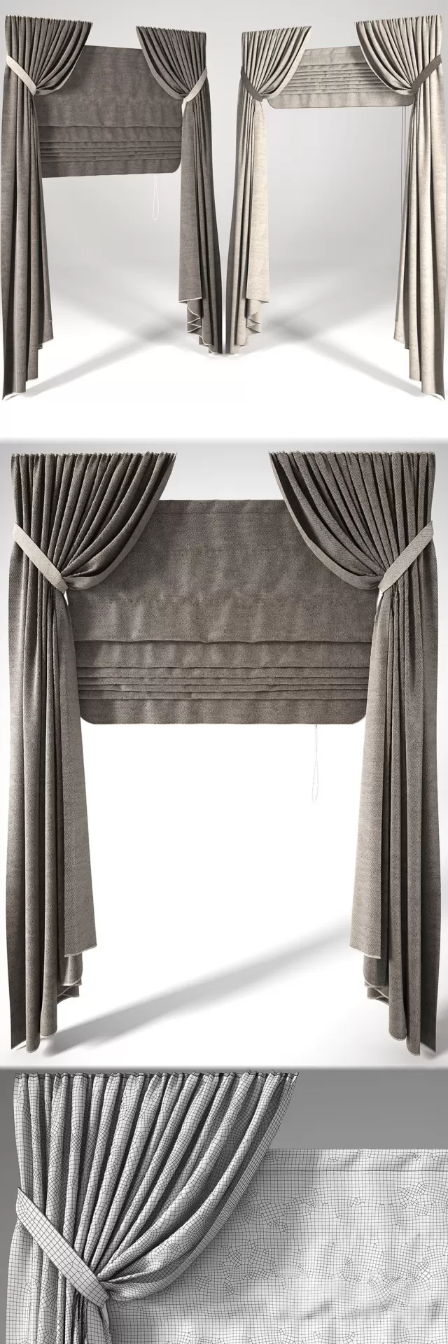 3DSKY MODELS - CURTAIN 3D MODELS