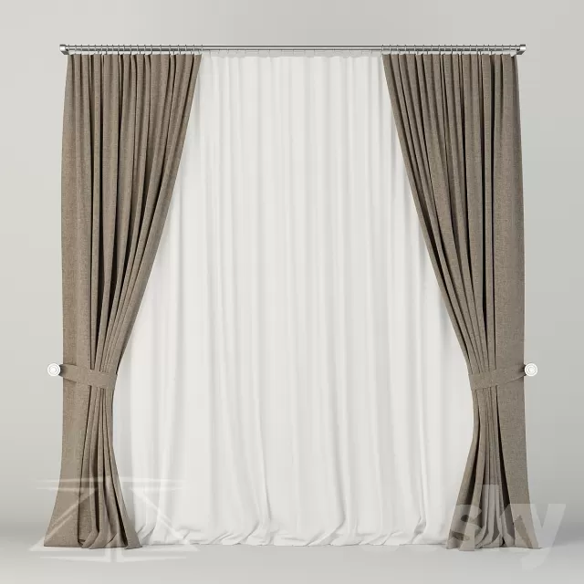 3DSKY MODELS - CURTAIN 3D MODELS