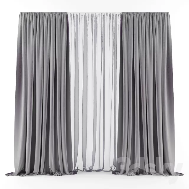 3DSKY MODELS - CURTAIN 3D MODELS