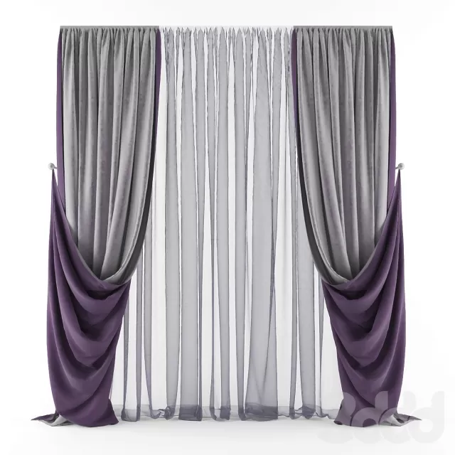 3DSKY MODELS - CURTAIN 3D MODELS