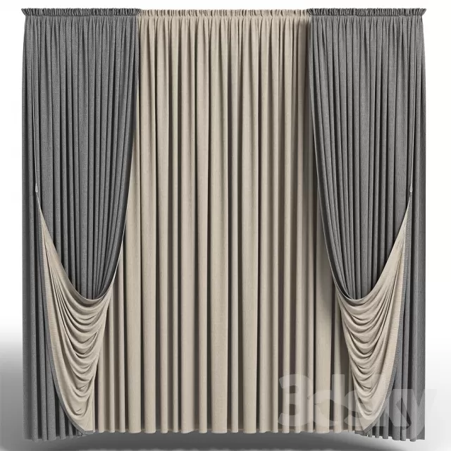 3DSKY MODELS - CURTAIN 3D MODELS