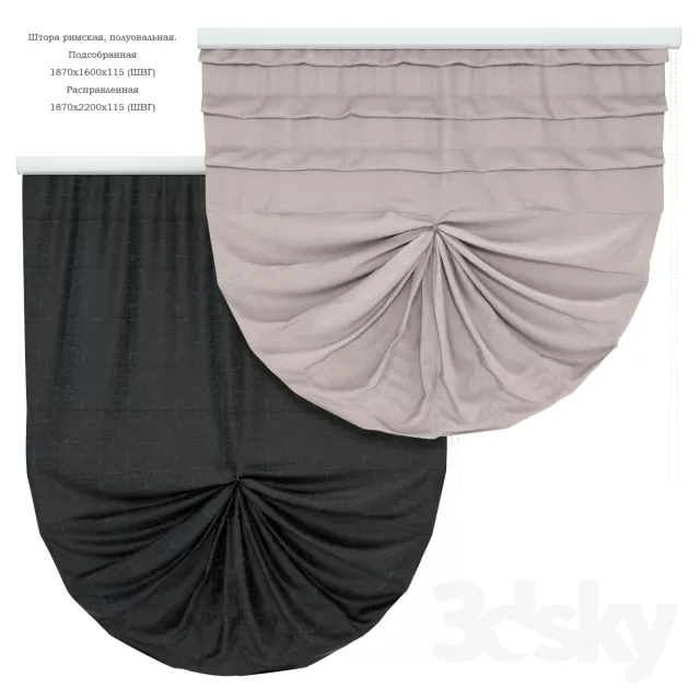 3DSKY MODELS - CURTAIN 3D MODELS