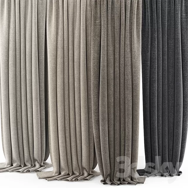 3DSKY MODELS - CURTAIN 3D MODELS