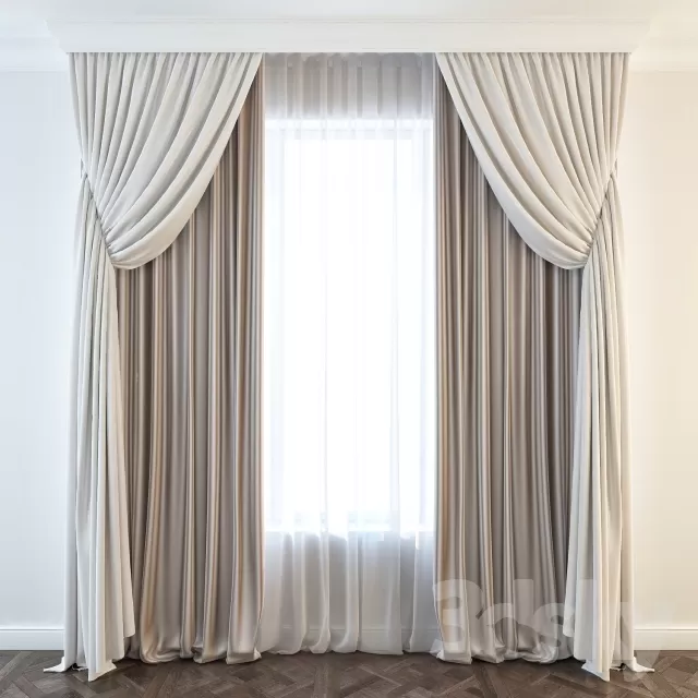 3DSKY MODELS - CURTAIN 3D MODELS