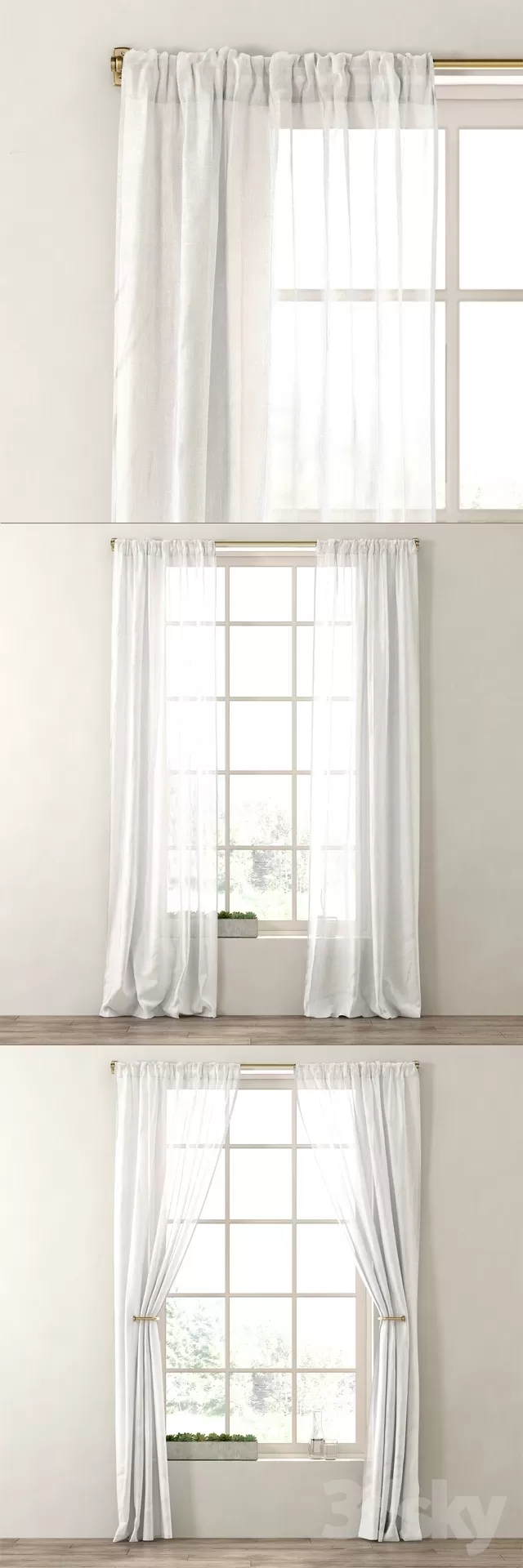 3DSKY MODELS - CURTAIN 3D MODELS