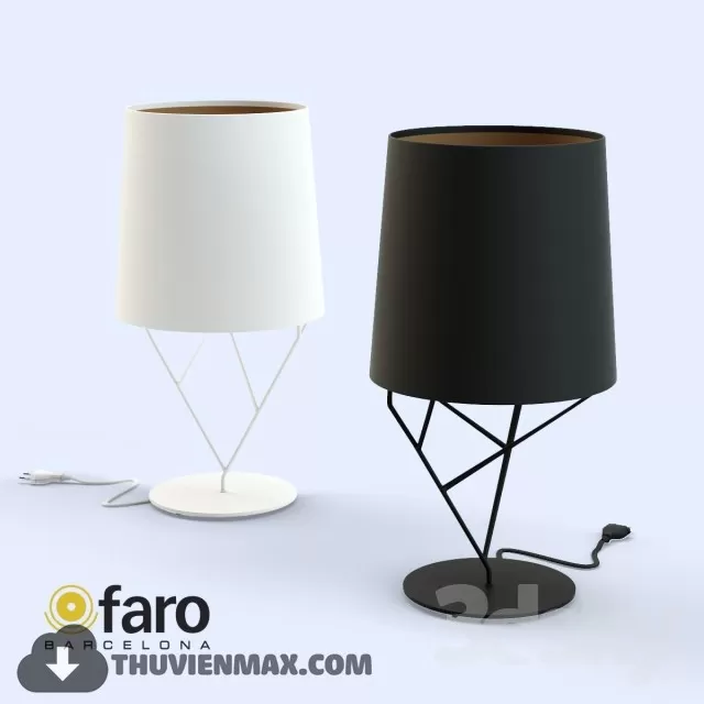 3DSKY MODELS – LIGHTING – Lighting 3D Models – Table lamp – 424