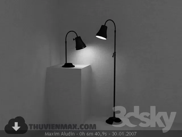 3DSKY MODELS – LIGHTING – Lighting 3D Models – Floor lamp – 093