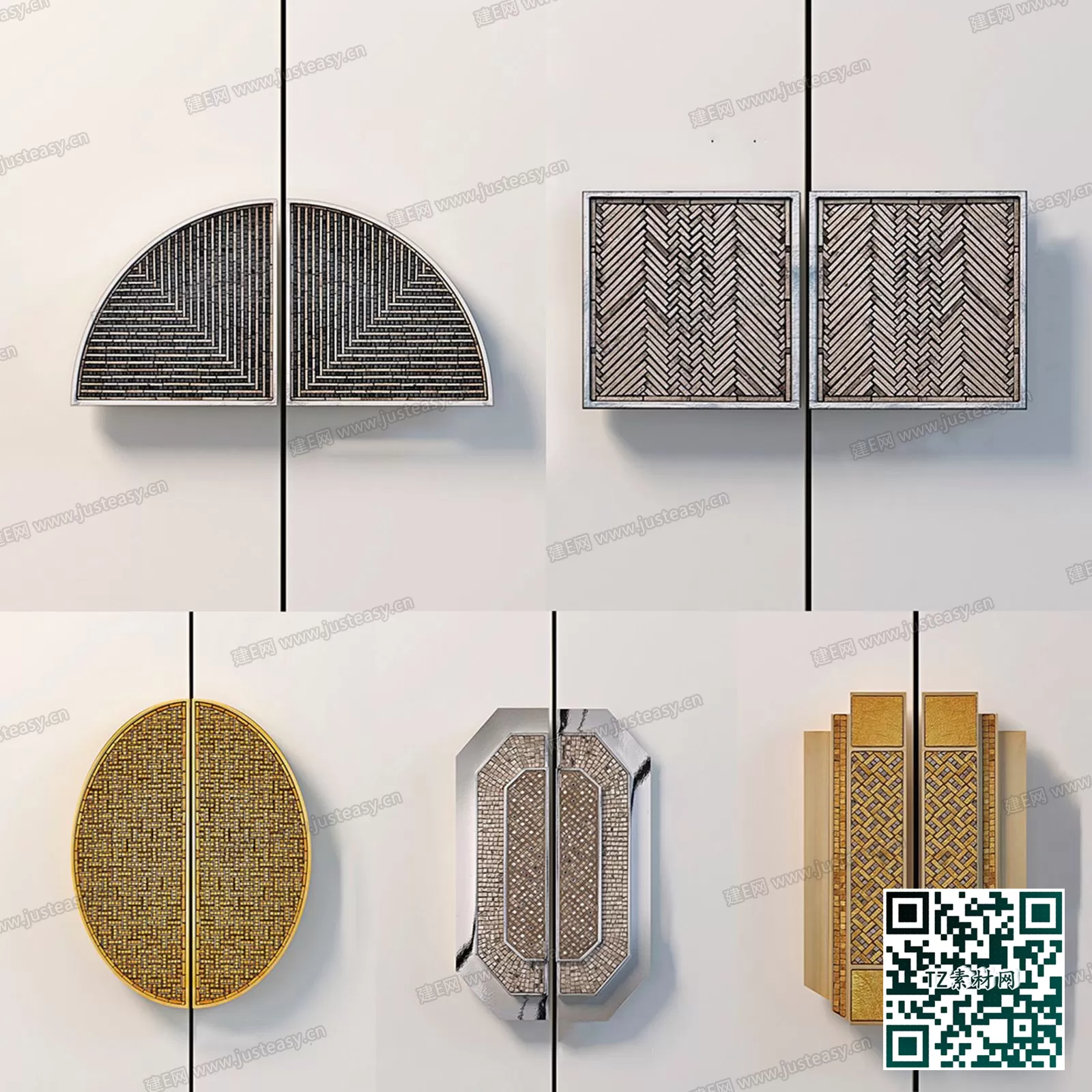3DSKY MODELS – HANDLE DOOR 3D MODELS – 002