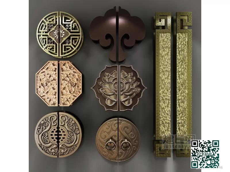 3DSKY MODELS – HANDLE DOOR 3D MODELS – 023