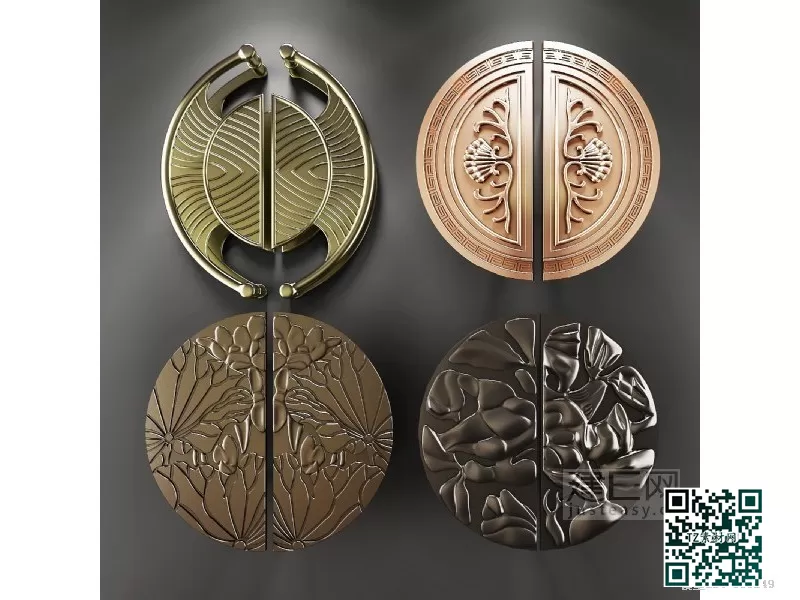 3DSKY MODELS – HANDLE DOOR 3D MODELS – 034