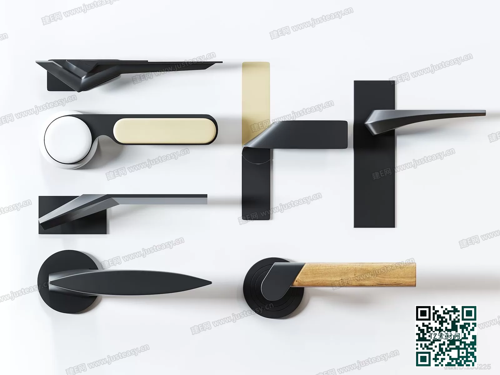 3DSKY MODELS – HANDLE DOOR 3D MODELS – 042