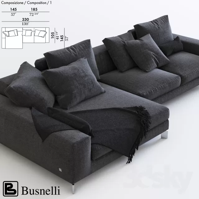 3DSKY MODELS - SOFA 3D MODELS