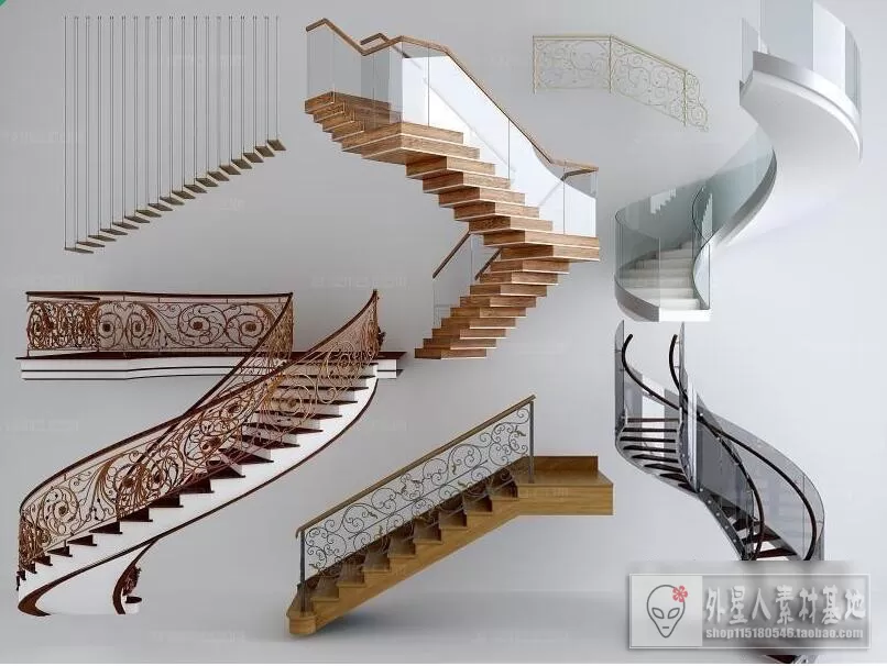 3DSKY MODELS - STAIR 3D MODELS