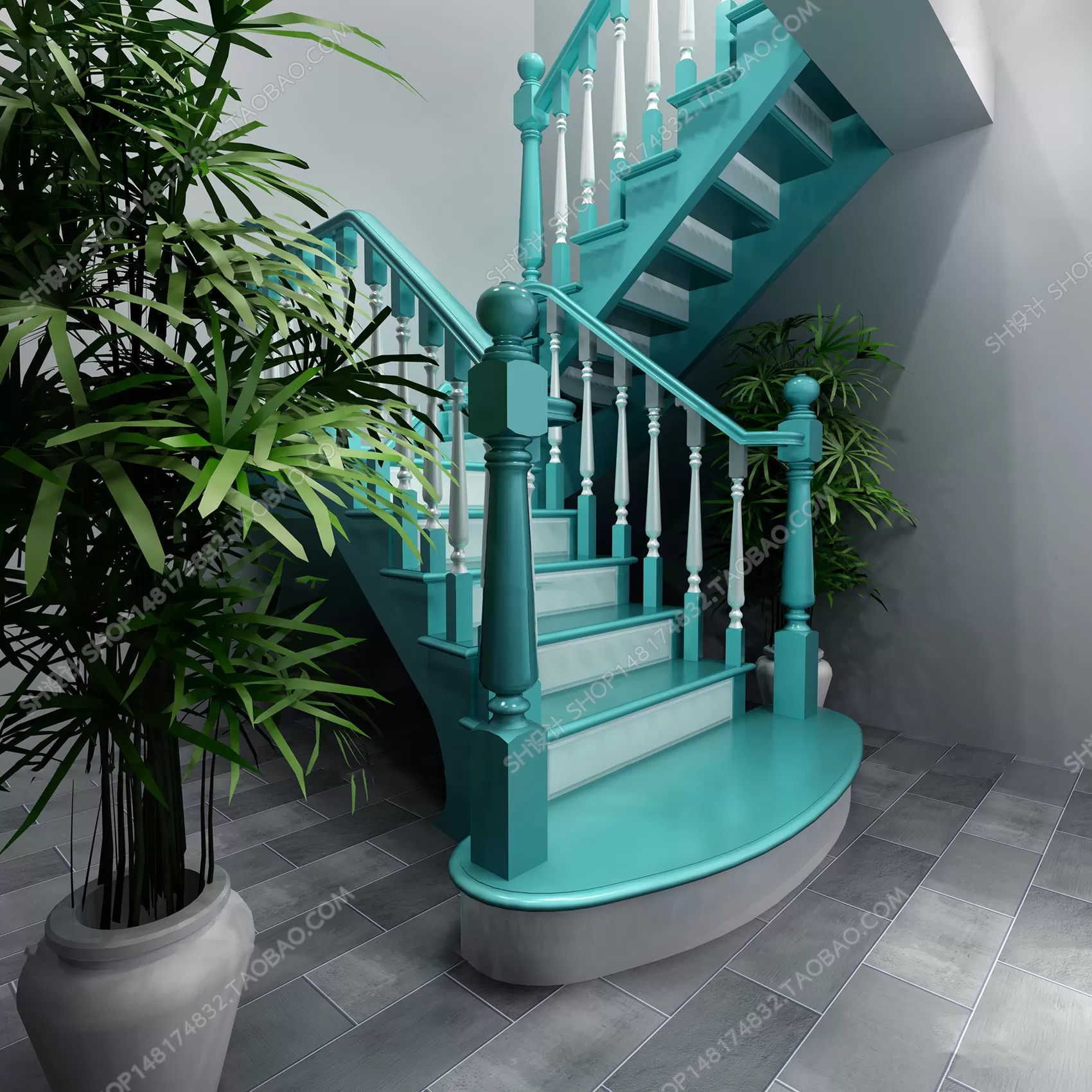 3DSKY MODELS - STAIR 3D MODELS