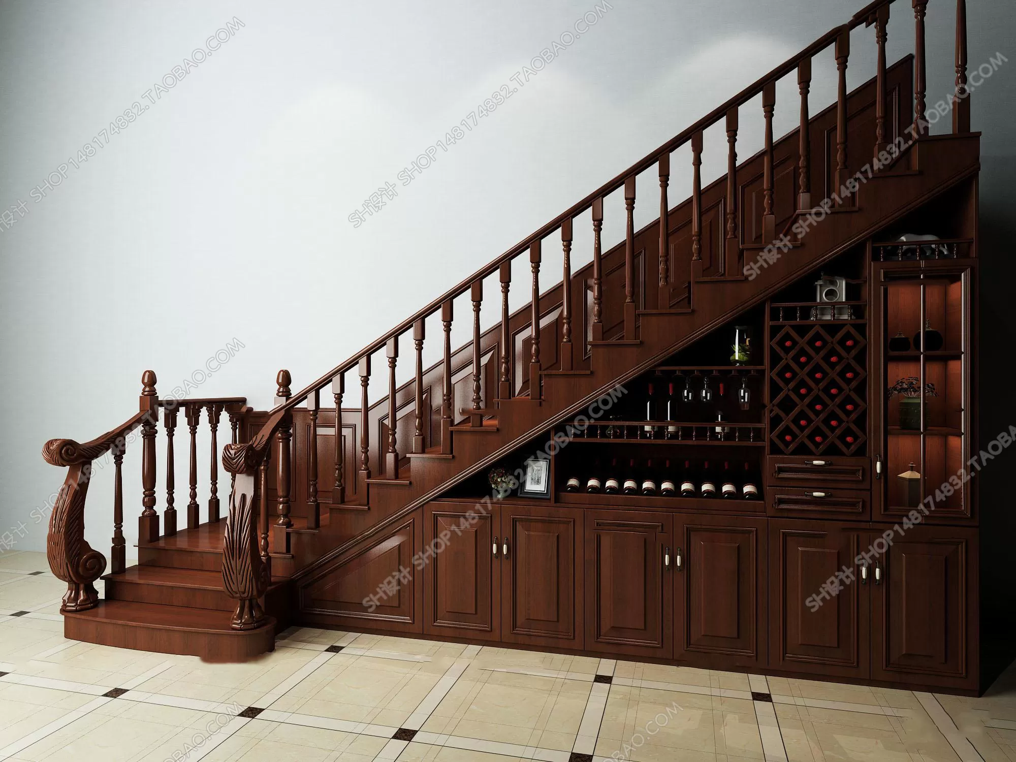 3DSKY MODELS - STAIR 3D MODELS