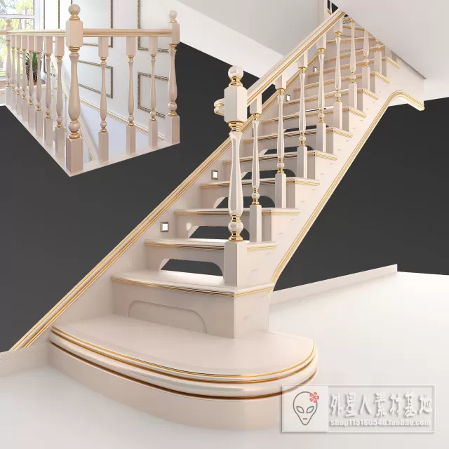 3DSKY MODELS - STAIR 3D MODELS