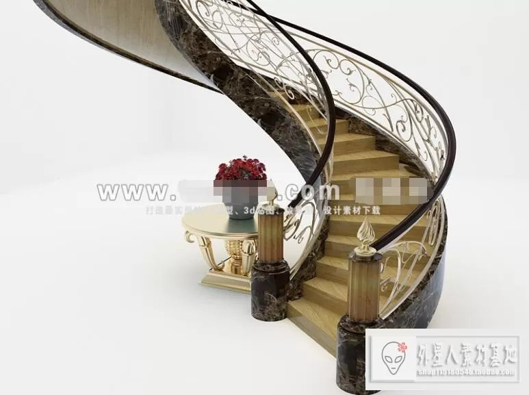 3DSKY MODELS - STAIR 3D MODELS