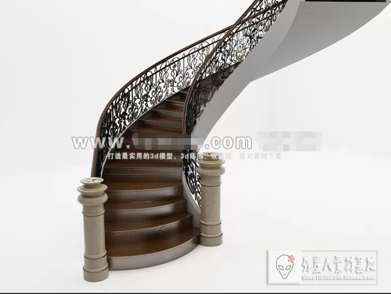 3DSKY MODELS - STAIR 3D MODELS
