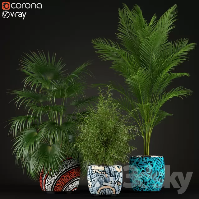 3DSKY PRO MODEL - PLANT 3D MODELS