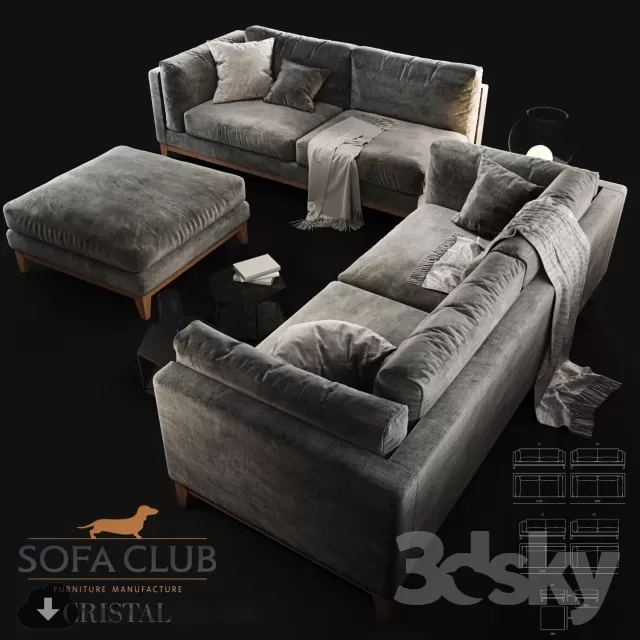 3DSKY PRO MODELS - FURNITURE 3D MODELS