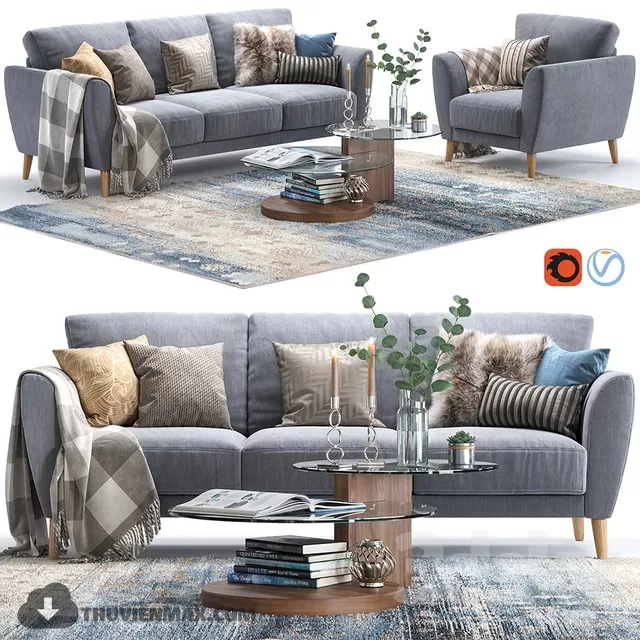 3DSKY PRO MODELS - FURNITURE 3D MODELS