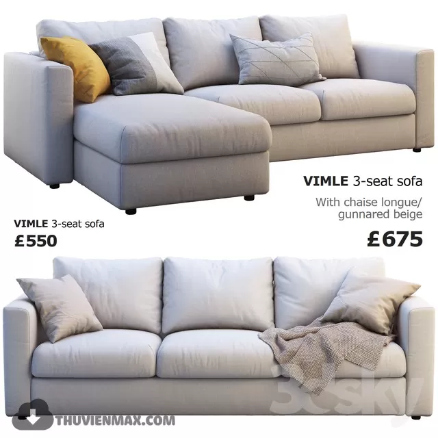 3DSKY PRO MODELS – FURNITURE 3D MODELS – 600