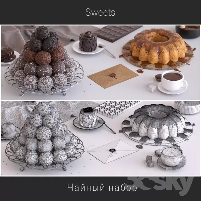 3DSKY PRO MODELS – KITCHEN 3DSKYMODELS