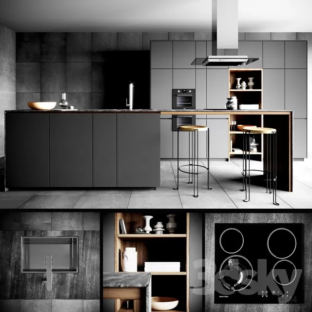 3DSKY PRO MODELS – KITCHEN 3DSKYMODELS