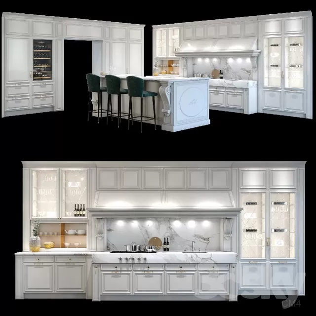 3DSKY PRO MODELS – KITCHEN 3DSKYMODELS