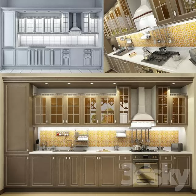3DSKY PRO MODELS – KITCHEN 3DSKYMODELS