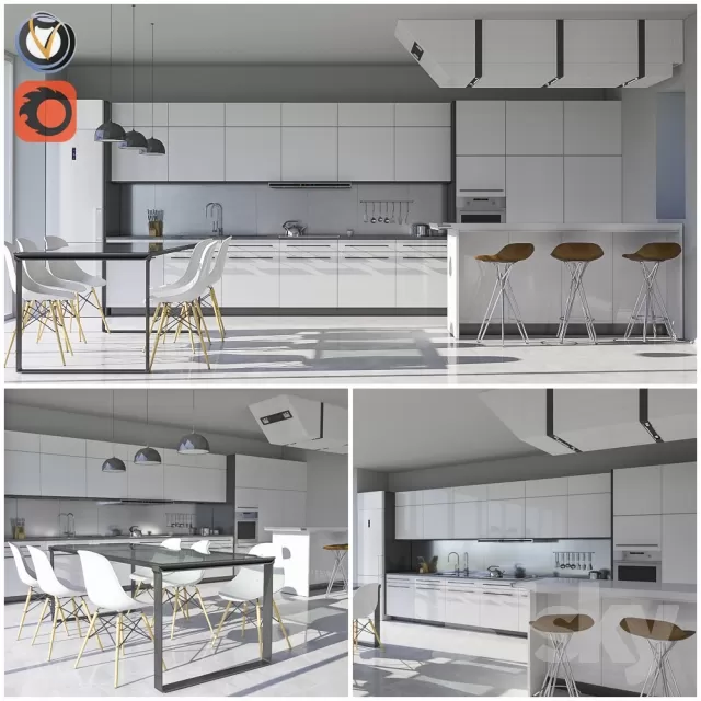 3DSKY PRO MODELS – KITCHEN 3DSKYMODELS