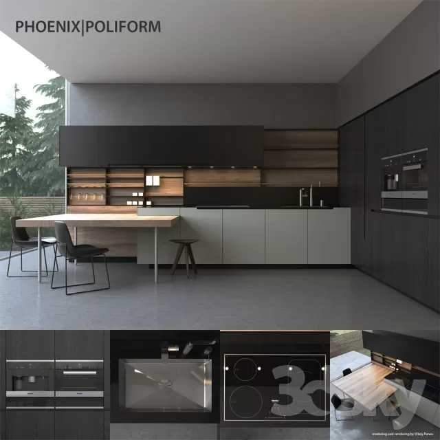 3DSKY PRO MODELS – KITCHEN 3DSKYMODELS